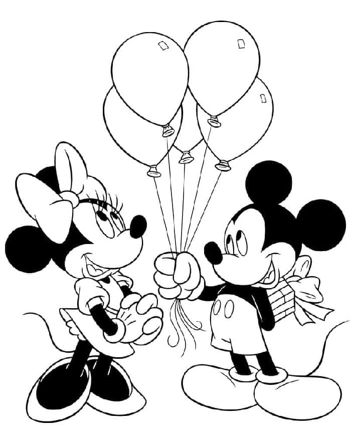 Mickey Mouse yazdır Boyama Sayfası