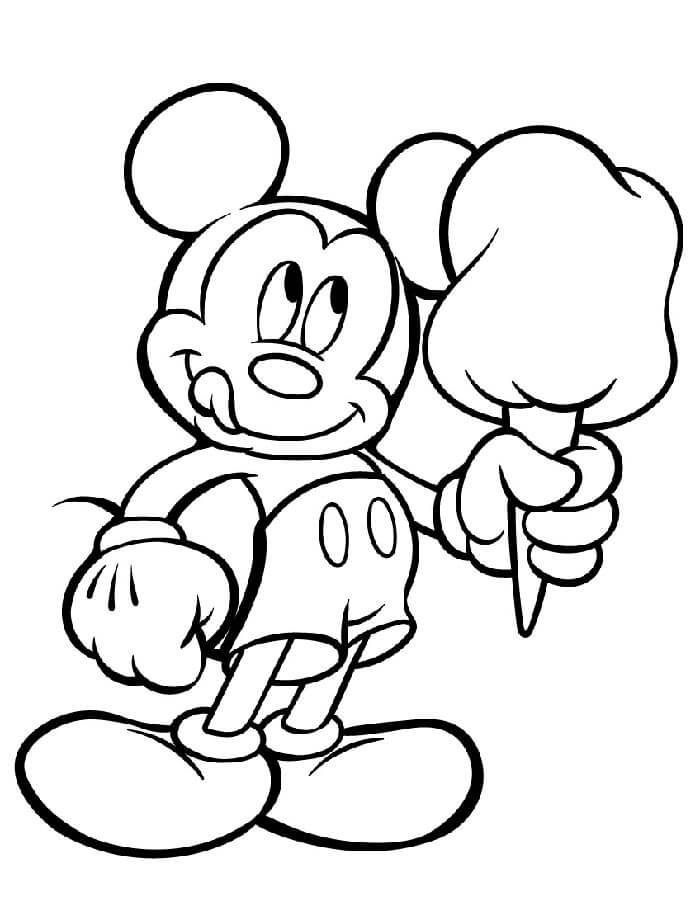Miki Fare Disney Boyama Sayfası