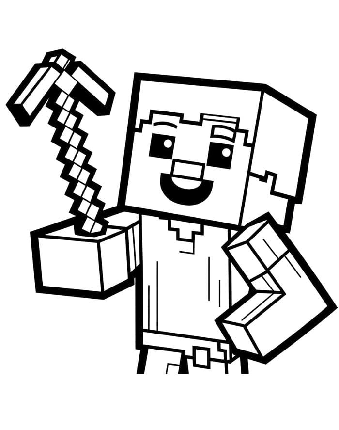 Minecraft (1) Boyama Sayfası
