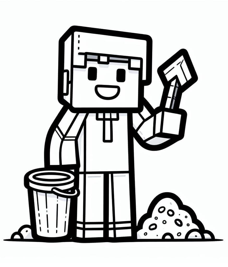Minecraft Boyama Sayfaları