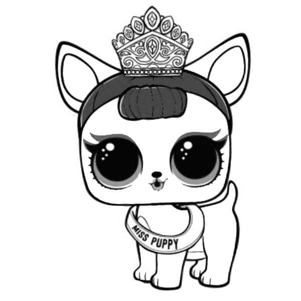 Miss Puppy LOL Pets Boyama Sayfası