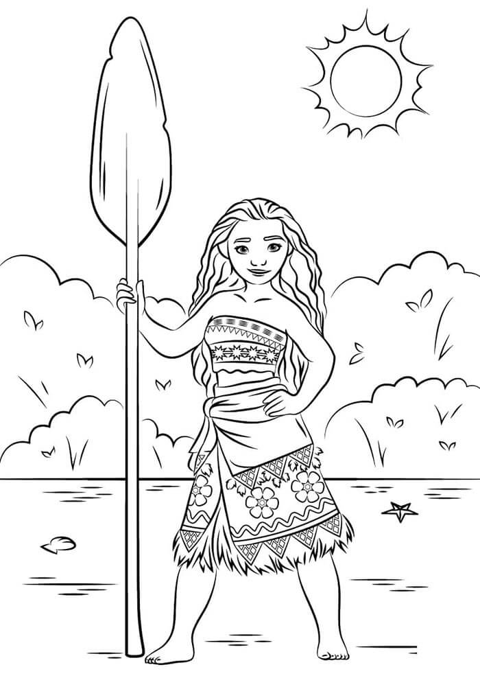 Moana Moana Boyama Sayfası