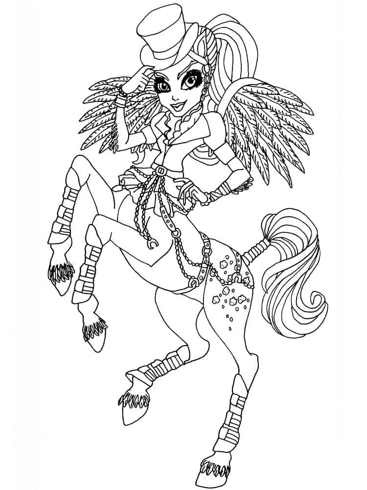 Monster High Yazdırma Bedava Boyama Sayfası