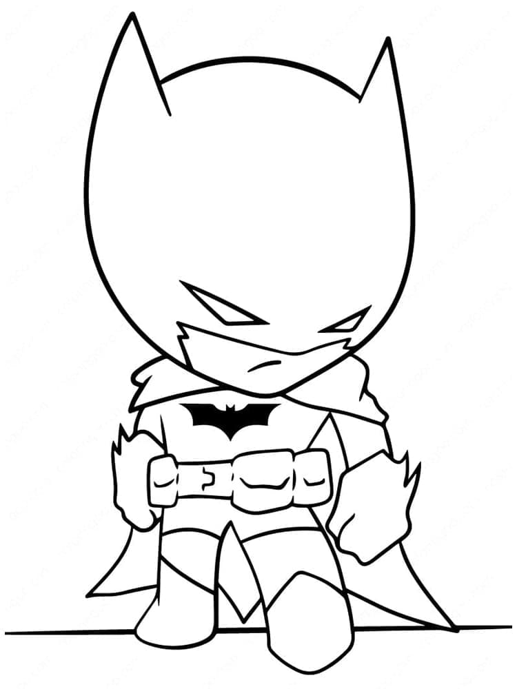 Muhteşem Batman Boyama Sayfası