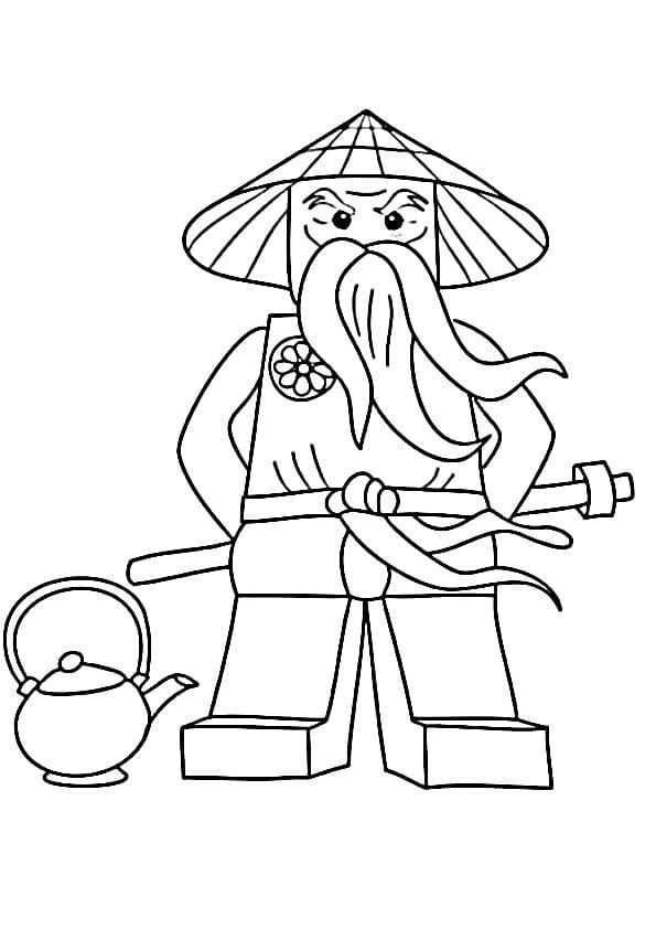 Muhteşem Lego Ninjago Boyama Sayfası