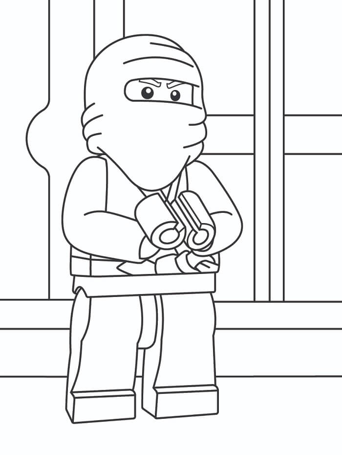Muhteşem Ninjago Boyama Sayfası