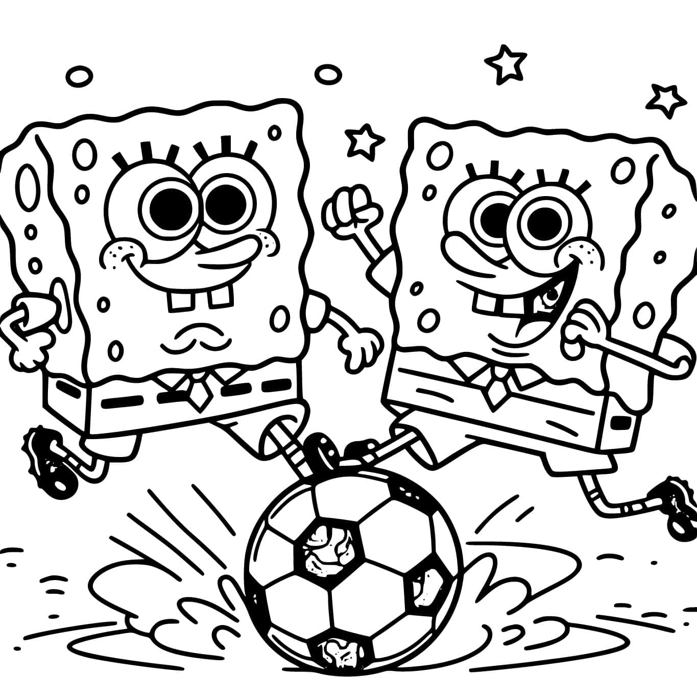 Muhteşem futbol Boyama Sayfası