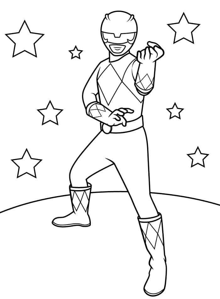 Mükemmel Power Rangers Boyama Sayfası
