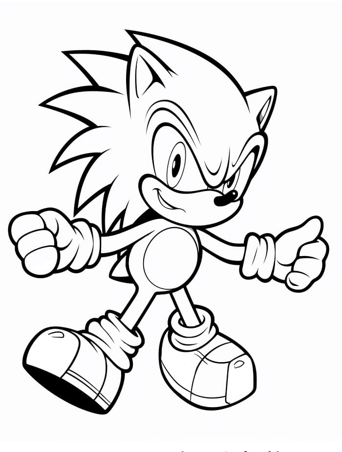 Mutlu Sonic Boyama Sayfası