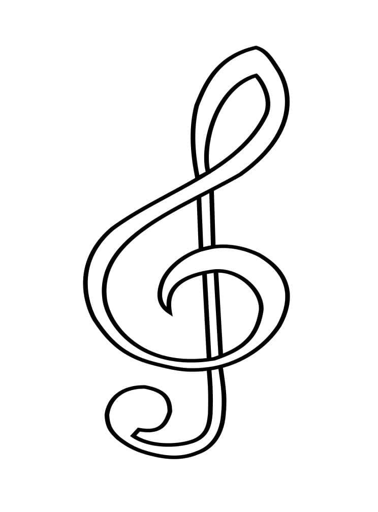 Müzik Notaları (12) Boyama Sayfası