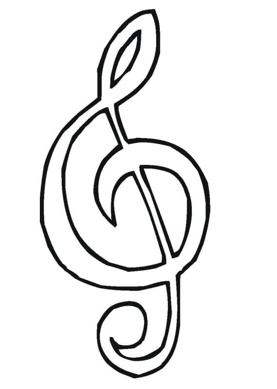 Müzik Notaları (17) Boyama Sayfası