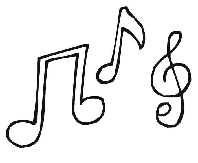 Müzik Notaları (18) Boyama Sayfası