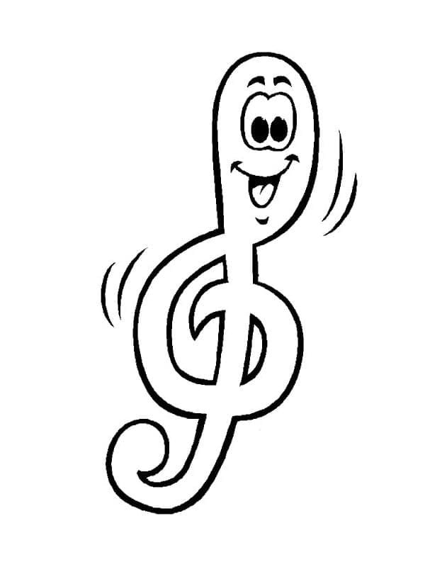 Müzik Notaları (9) Boyama Sayfası