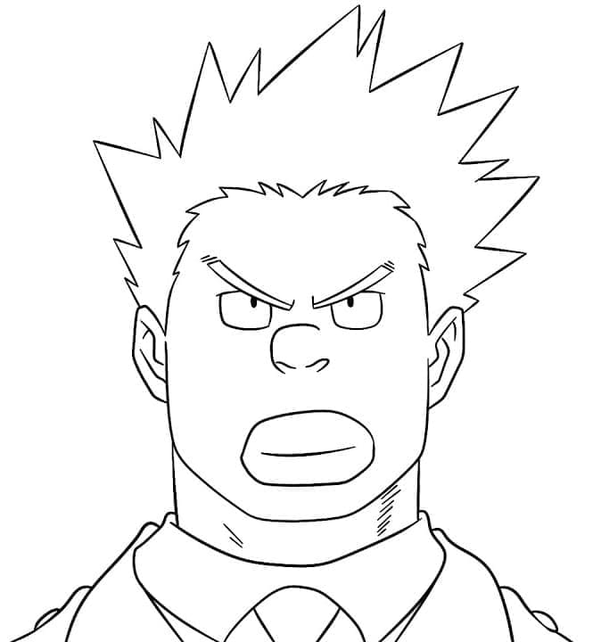 My Hero Academia Bedelsiz Boyama Sayfası