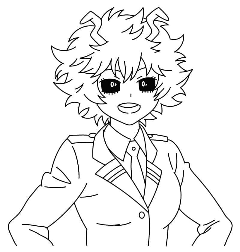 My Hero Academia Ücretsiz İllüstrasyon Boyama Sayfası