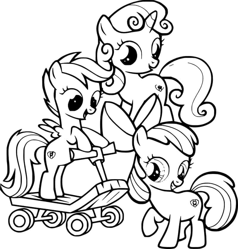 My Little Pony (1) Boyama Sayfası