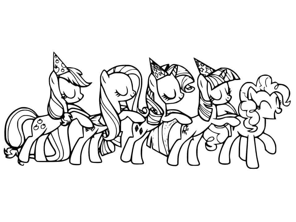 My Little Pony (3) Boyama Sayfası