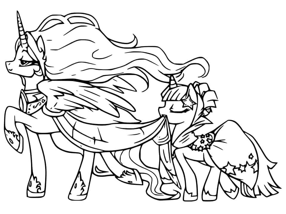 My Little Pony (4) Boyama Sayfası