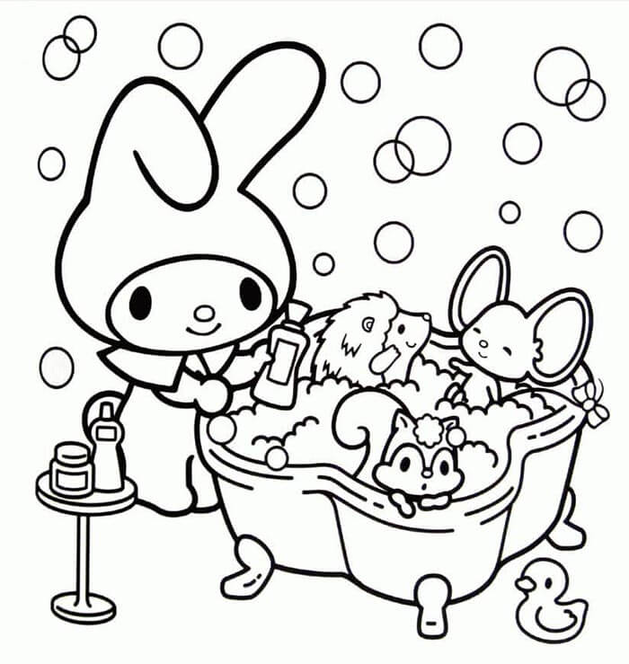 My Melody (10) Boyama Sayfası