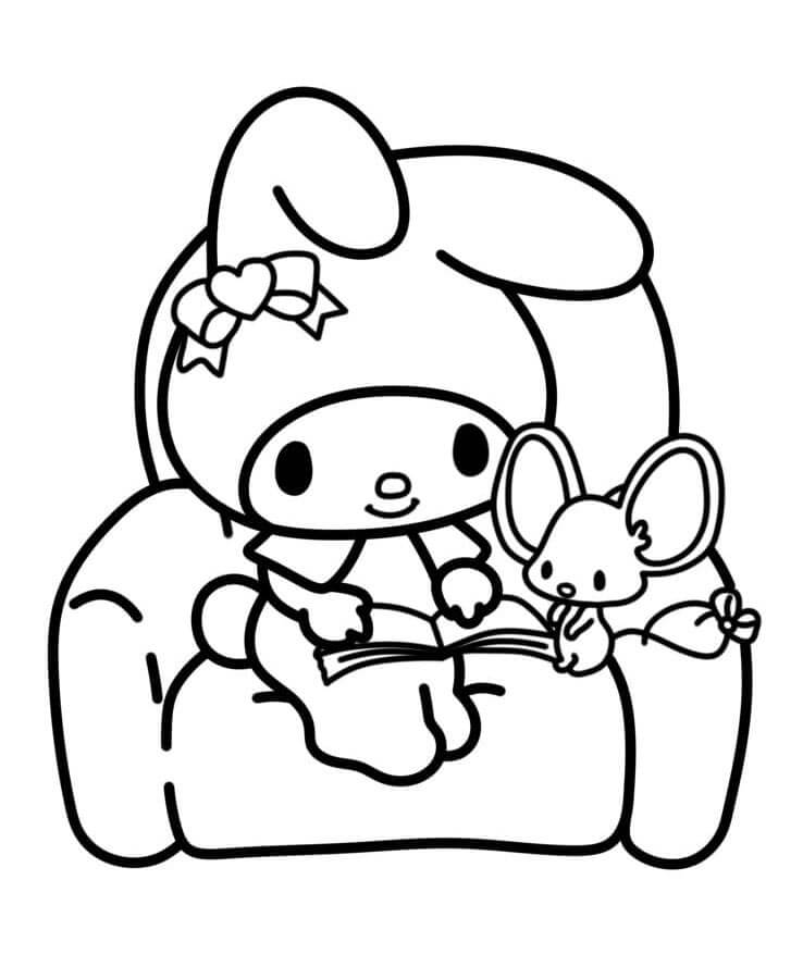 My Melody (3) Boyama Sayfası
