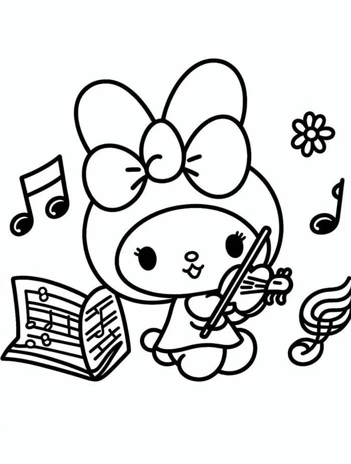 My Melody (4) Boyama Sayfası