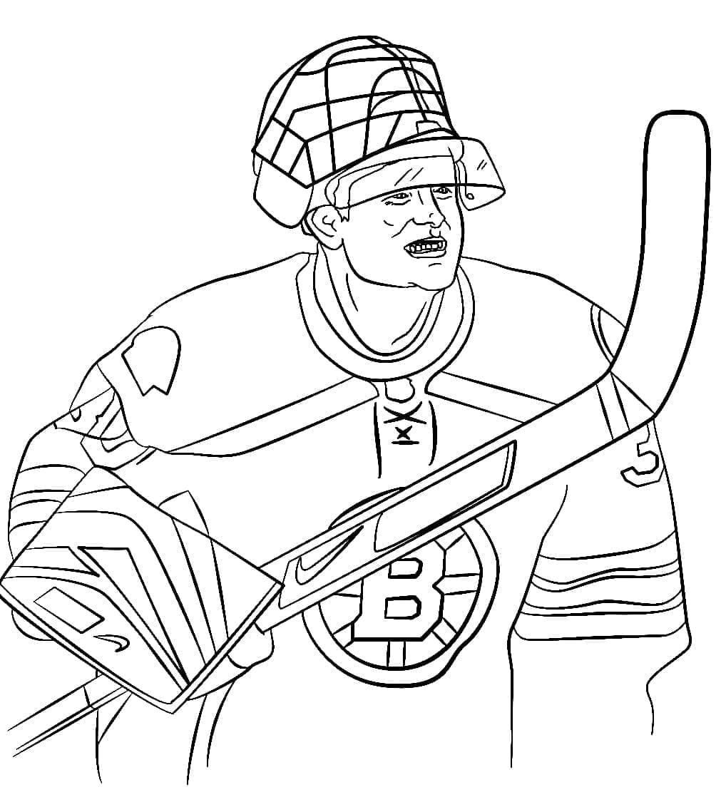 NHL Yazdırılabilir Boyama Sayfası