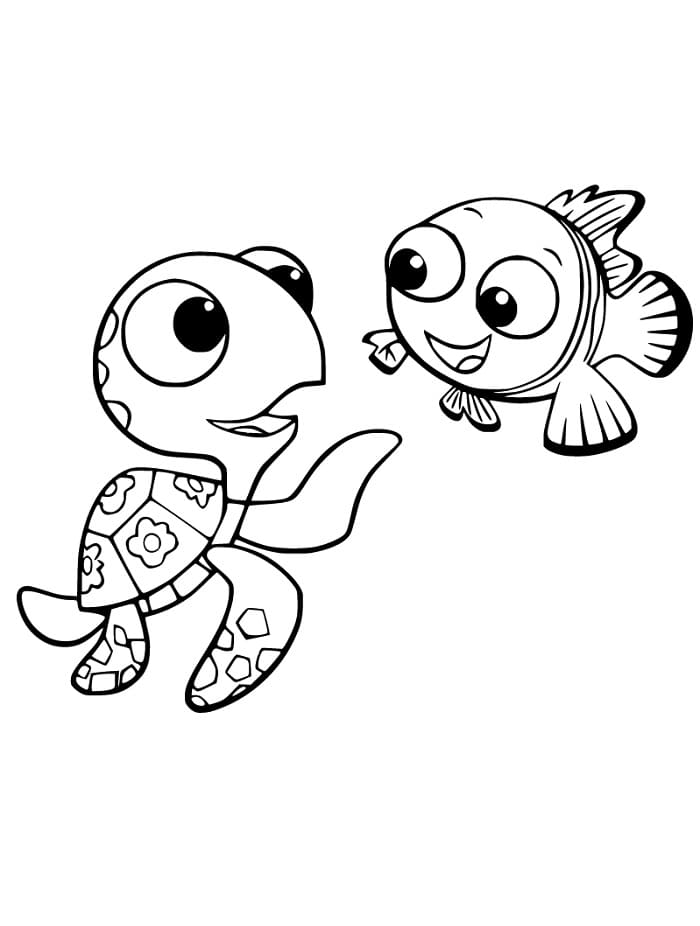 Nemo Disney Boyama Sayfası