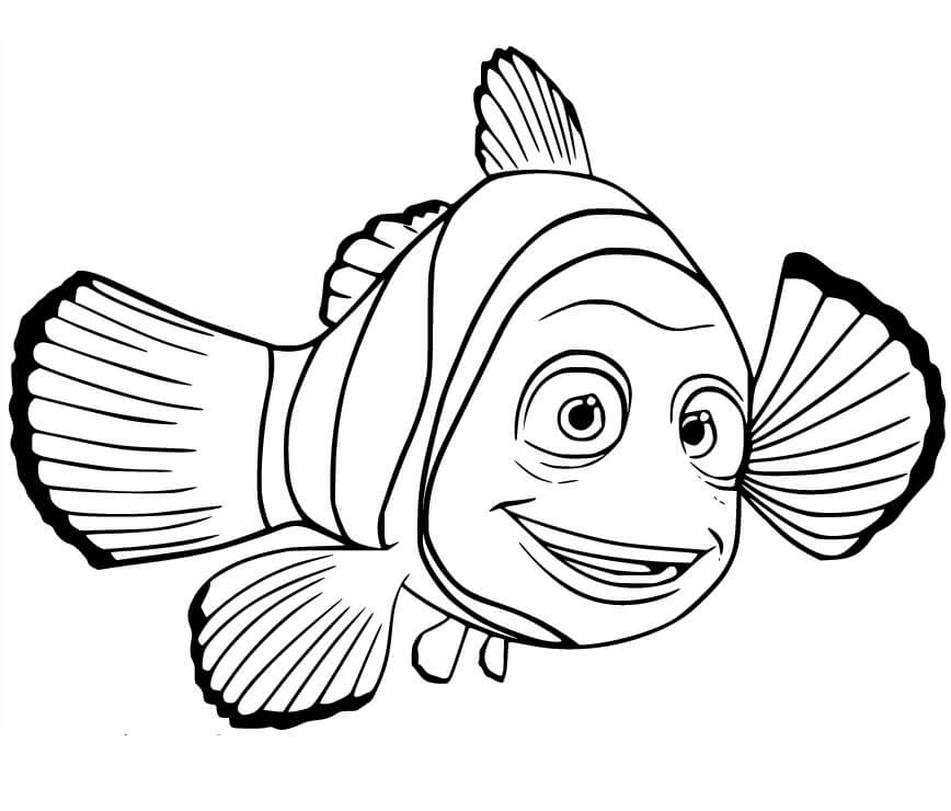 Nemo Ücretsiz Resmi Boyama Sayfası