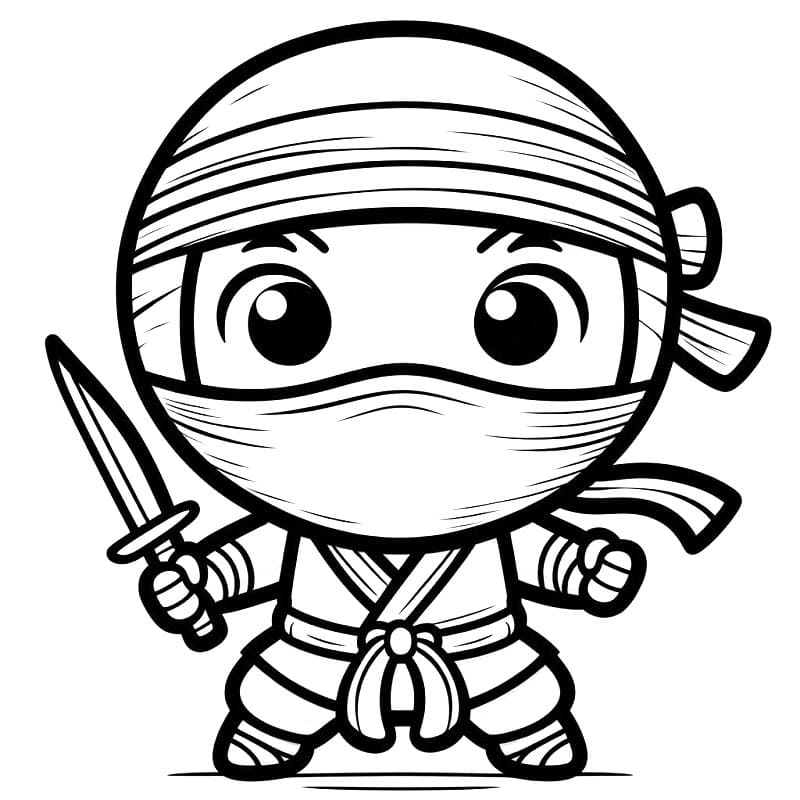 Ninja Bedavaya Boyama Sayfası