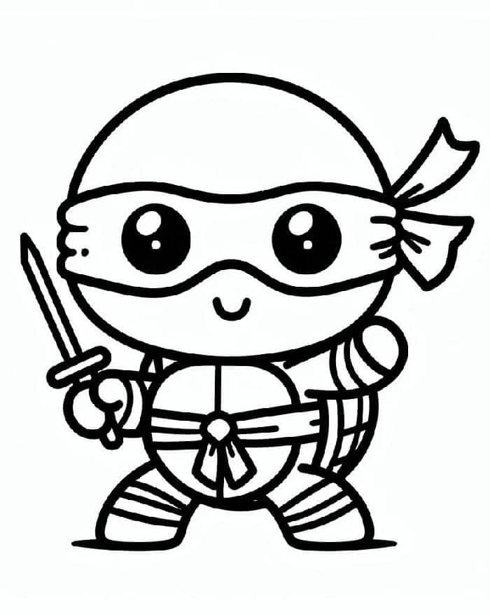 Ninja Kaplumbağalar (9) Boyama Sayfası