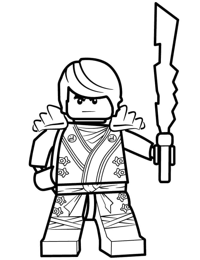 Ninjago Ücretsiz Baskı Boyama Sayfası