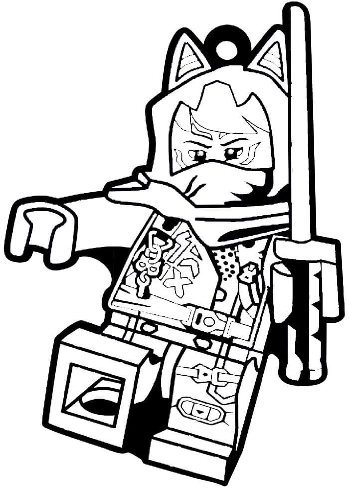 Ninjago Ücretsiz Görsel Boyama Sayfası