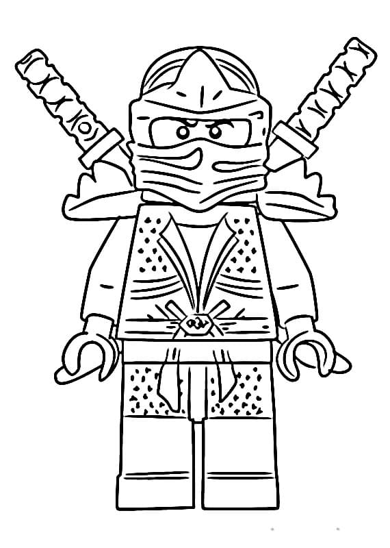 Ninjago Yazdırmak İçin Boyama Sayfası