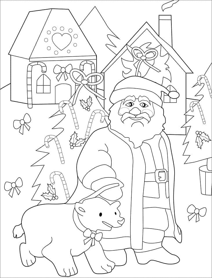 Noel Baba (1) Boyama Sayfası