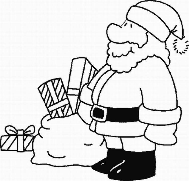 Noel Baba (7) Boyama Sayfası