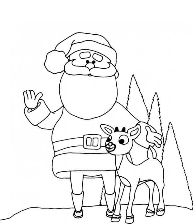 Noel Baba (8) Boyama Sayfası