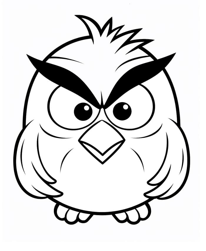 Oyun Angry Birds Boyama Sayfası