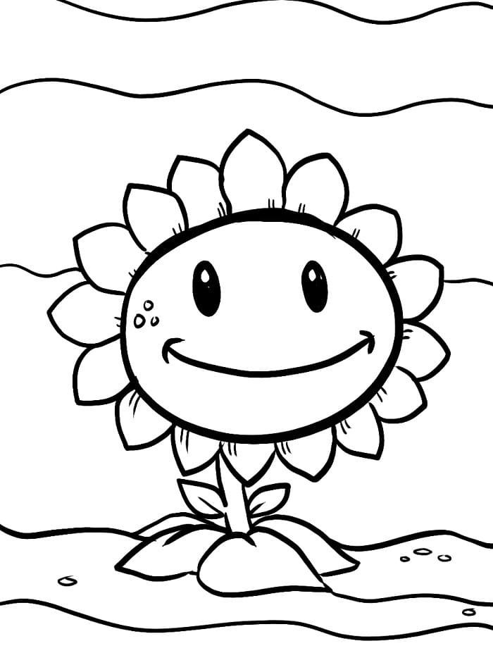 Oyun Plants vs Zombies Boyama Sayfası