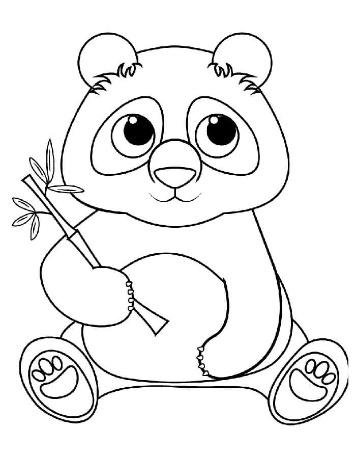 Panda (1) Boyama Sayfası