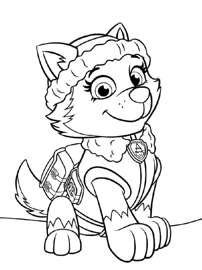 Paw Patrol ücretsiz olarak Boyama Sayfası