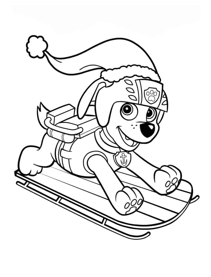Paw Patrol yazdırmak için Boyama Sayfası