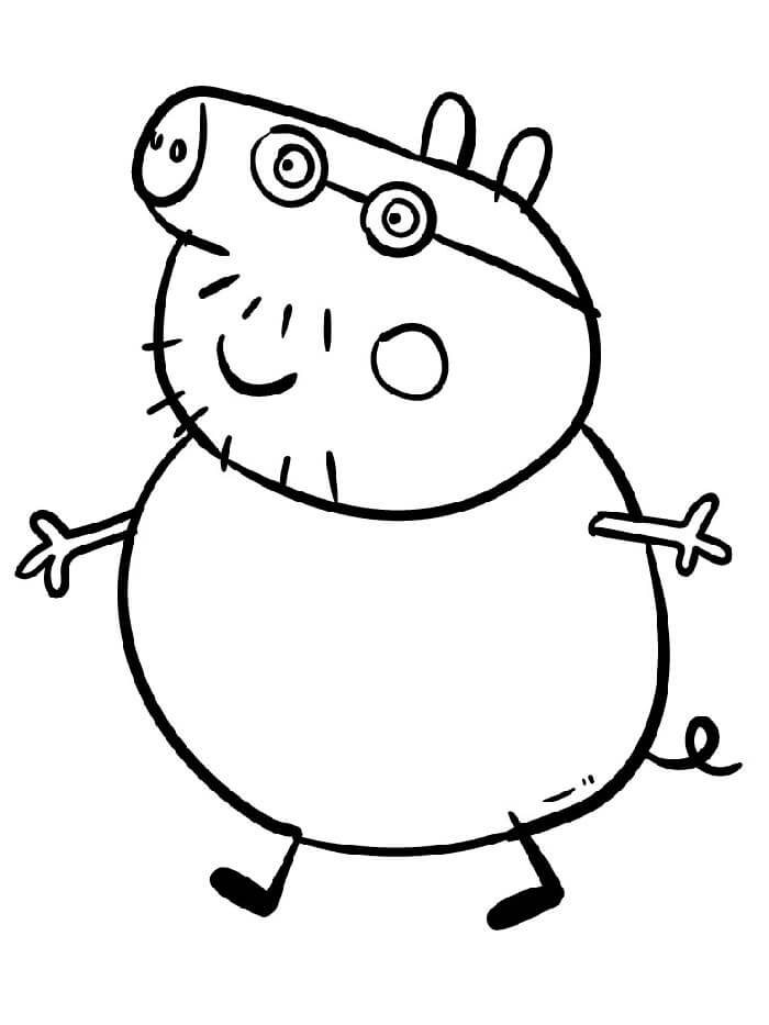 Peppa Pig (17) Boyama Sayfası