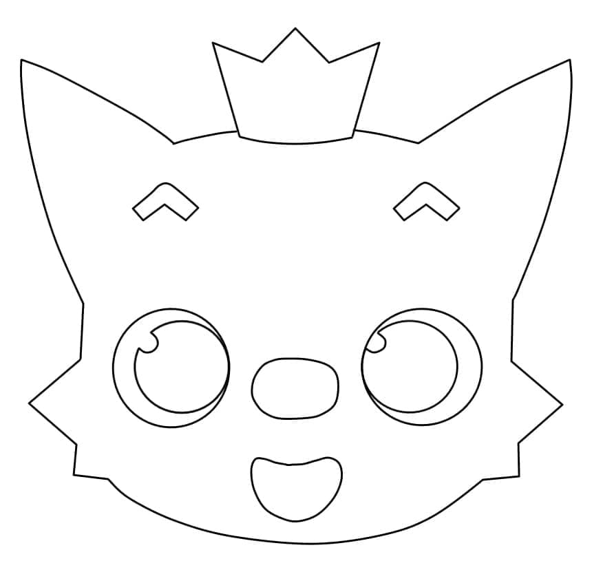 Pinkfong ücretsiz olarak Boyama Sayfası