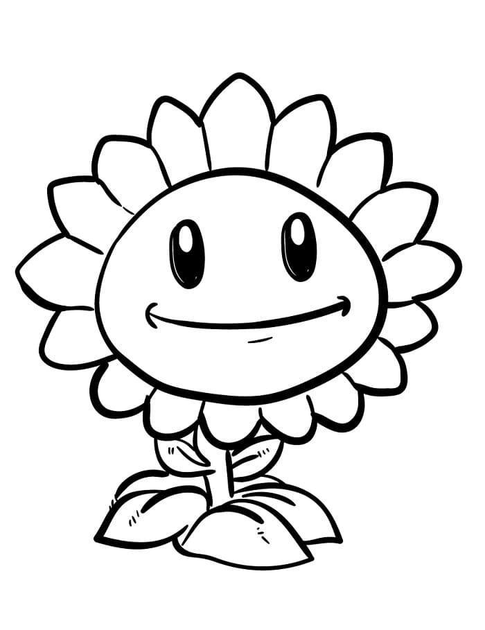 Plants vs Zombies Karakter Boyama Sayfası