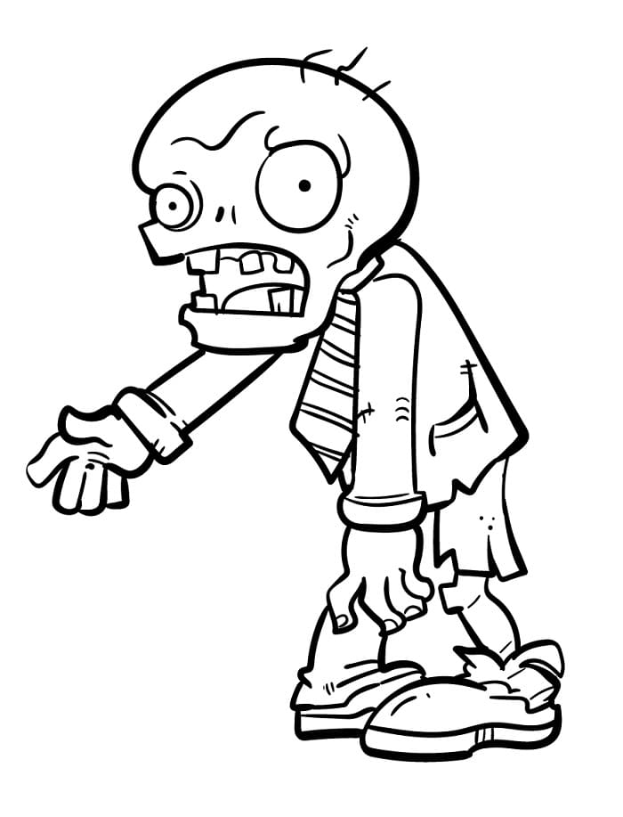 Plants vs Zombies Oyun Boyama Sayfası