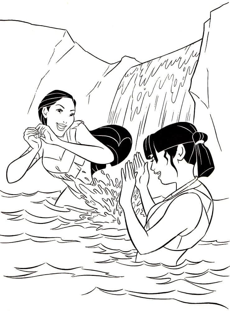 Pocahontas (1) Boyama Sayfası