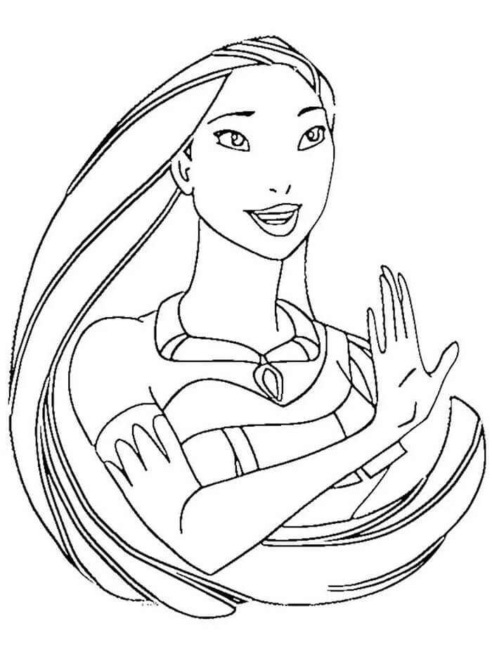 Pocahontas (3) Boyama Sayfası