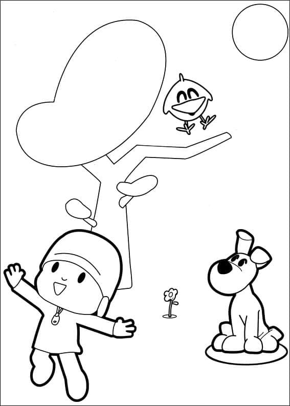 Pocoyo (10) Boyama Sayfası