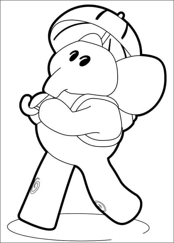 Pocoyo (5) Boyama Sayfası