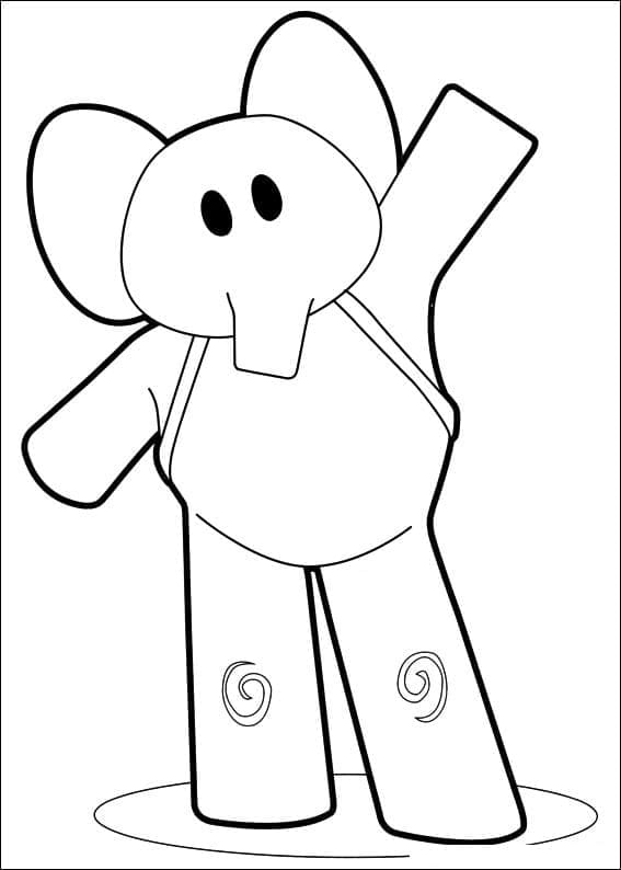 Pocoyo (6) Boyama Sayfası